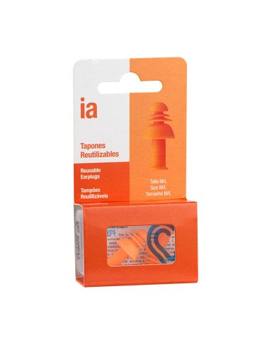 Interapothek Tapones para los Oídos de Silicona 2 unidades
