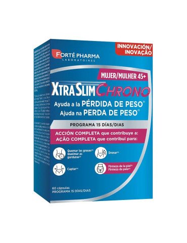 Forté Pharma XtraSlim Chrono Mujer 45+ 60 Cápsulas