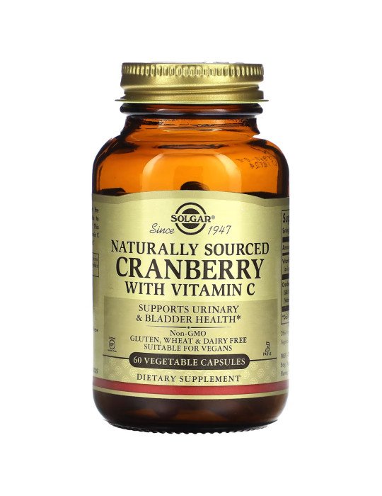 Solgar Arándano Rojo con Vitamina C 60 Cápsulas