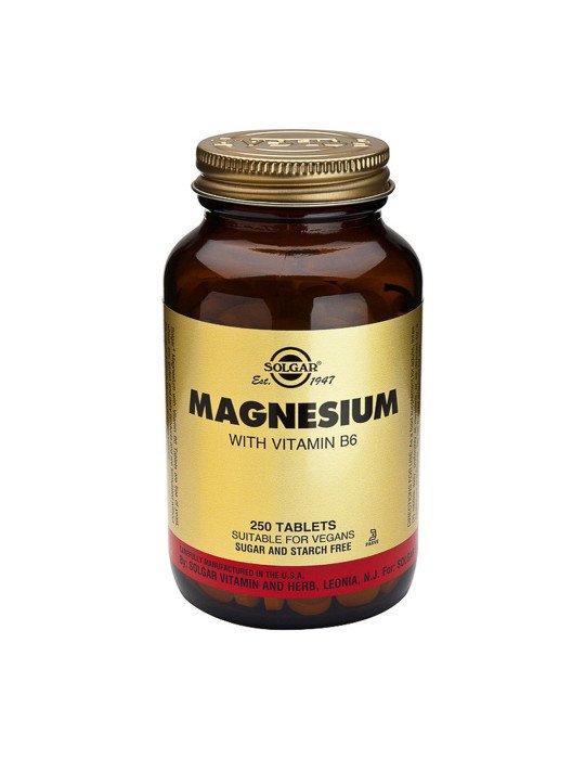 Solgar Magnesio con Vitamina B6 100 Comprimidos