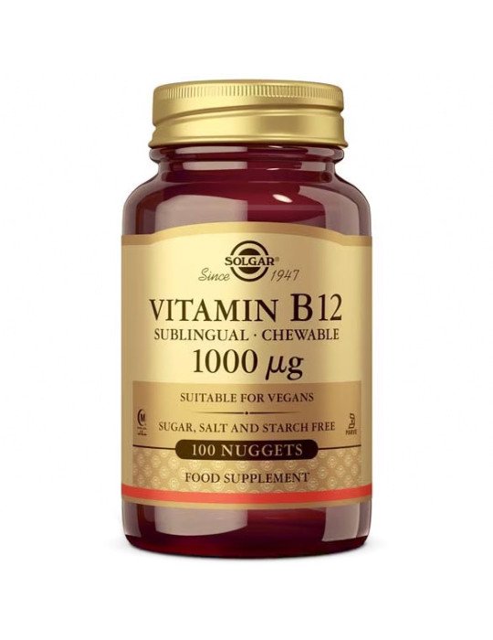 Solgar Vitamina B12 1000 mcg 100 Comprimidos
