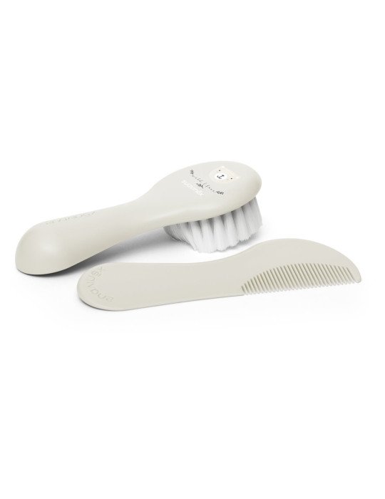 Suavinex Cepillo y Peine Infantil Soft Blanco