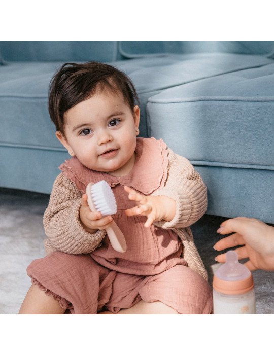 Suavinex Cepillo y Peine Infantil Soft Blanco