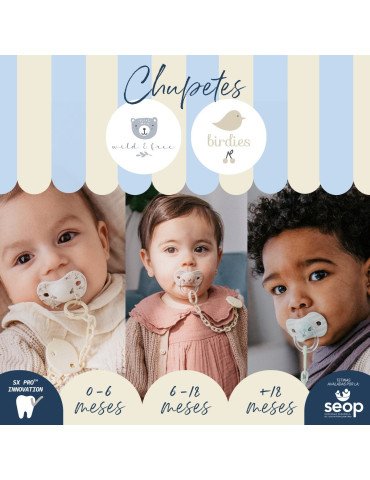 Suavinex Chupete Silicona Fisiológico 6-18 meses 2 unidades 2