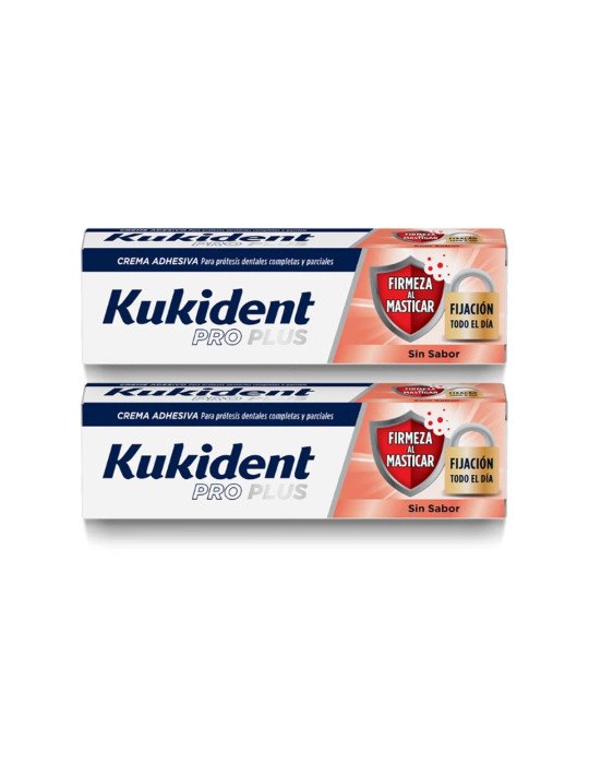 Kukident Pro Plus Firmeza al Masticar Duplo