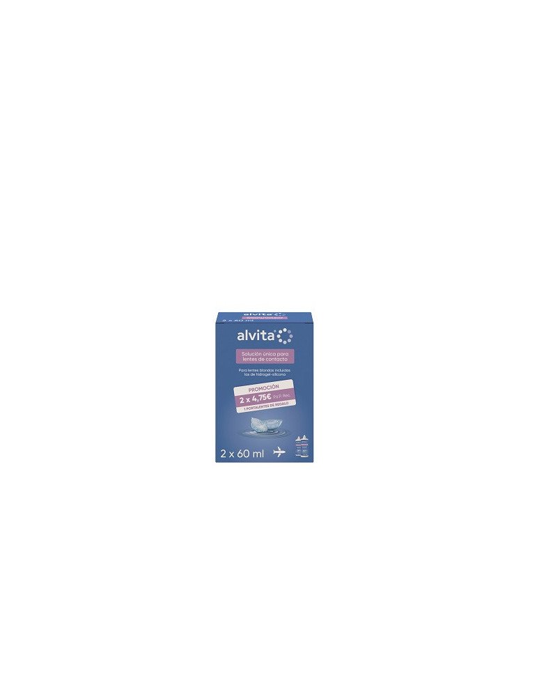 Alvita Solución Única para Lentillas 2 x 60 ml
