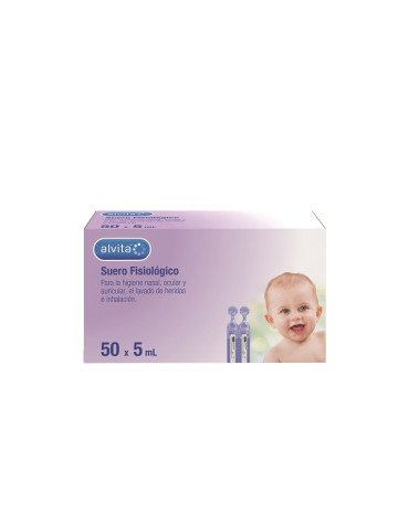 Alvita Suero Fisiológico 50 Monodosis x 5 ml