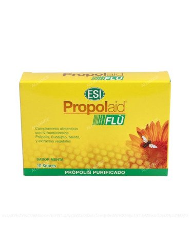 ESI Propolaid Flu 10 Sobres Sabor Menta