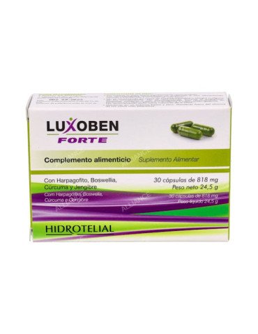 Hidrotelial Luxoben Forte 30 Cápsulas