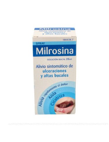 Milrosina Spray Solución Bucal 25 ml