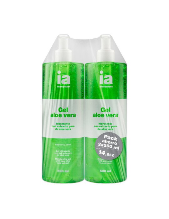 Interapothek Gel Aloe Vera Puro Duplo 2 x 500 ml