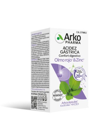 Arkocápsulas Acidez Gástrica Confort Digestivo
