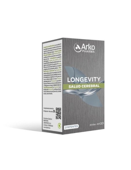 Arkopharma Longevity Cuidado Cerebral 60 Cápsulas