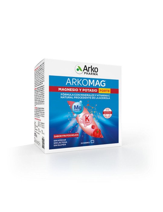 Arkomag Magnesio y Potasio Forte 24 Sobres