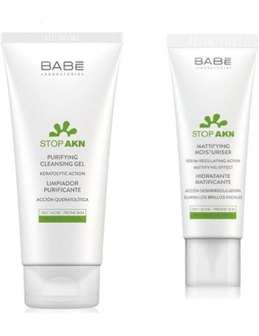 Babé Pack Rutina Stop AKN con Neceser