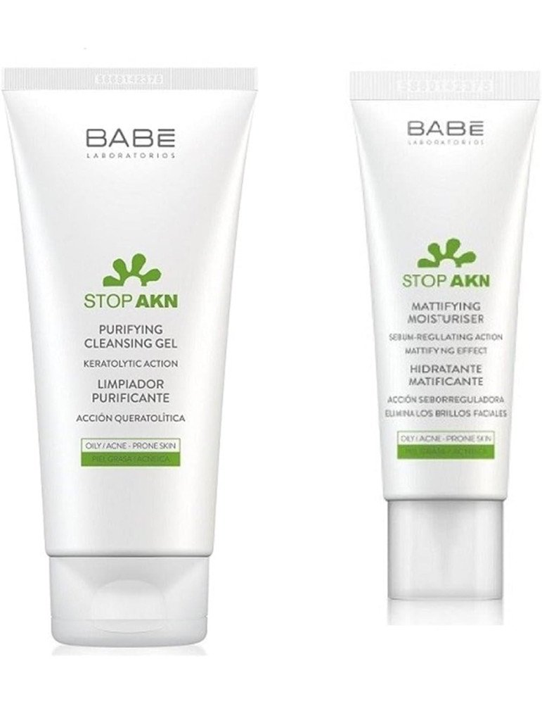 Babé Pack Rutina Stop AKN con Neceser