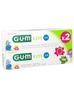 Gum Kids Gel Dentífrico 2 x...