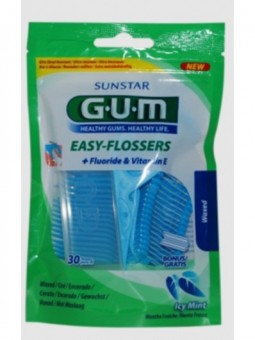 Gum Easy Flossers 30 Seda...