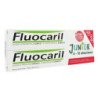 FLUOCARIL JUNIOR DENTÍFRICO 6-12 AÑOS SABOR FRUTOS ROJOS 2 X 75 ML