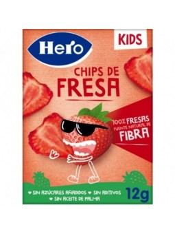 Hero Kids Chips De Fresa 12g