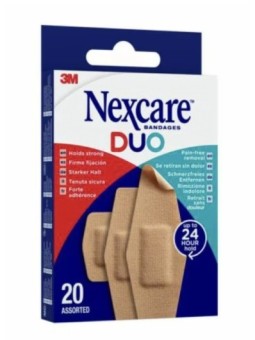 Nexcare Duo  20 Tiras Surtidas