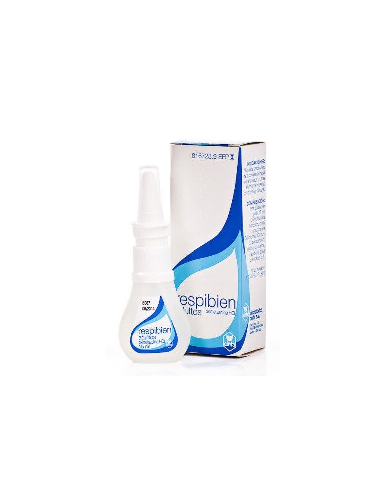 Respibien 0,5 mg/ml Solución para Pulverización Nasal, 1 Envase Pulverizador de 15 ml