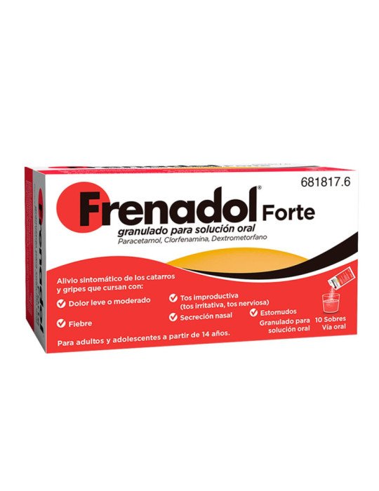 Frenadol Forte Granulado para Solucion Oral, 10 Sobres