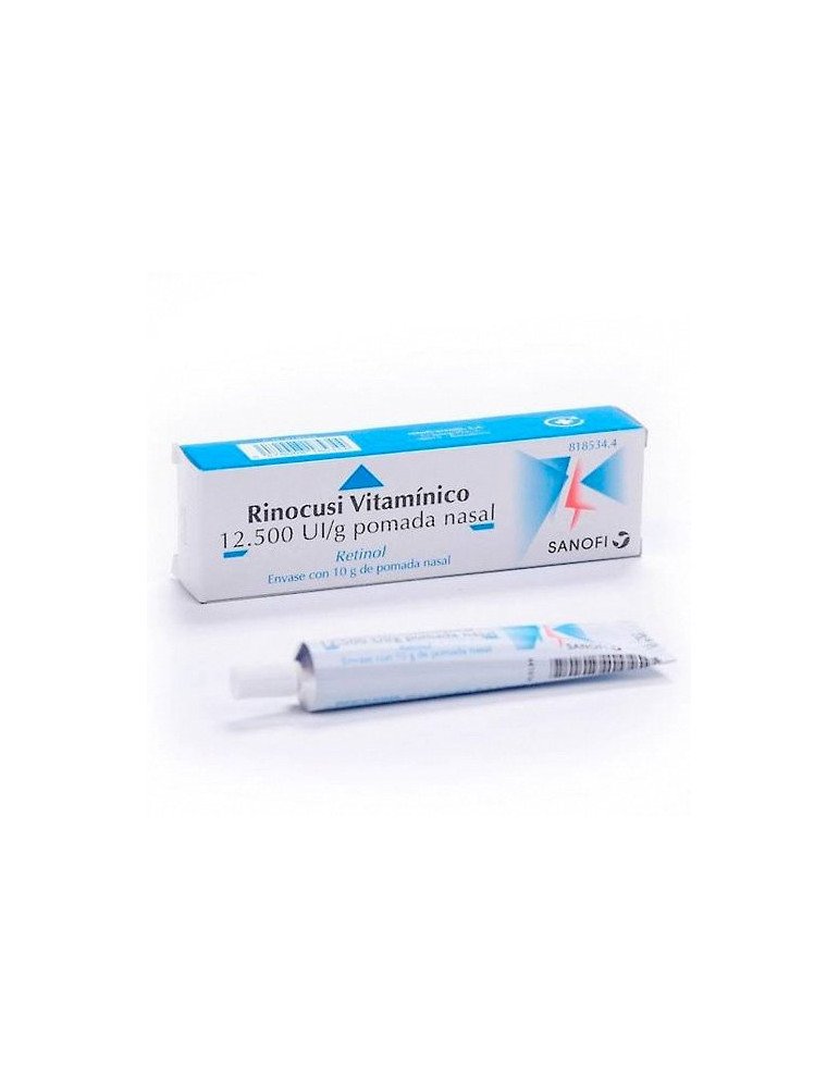 Rinocusi Vitamínico 12.500 UI/g Pomada Nasal, 1 Tubo de 10 g