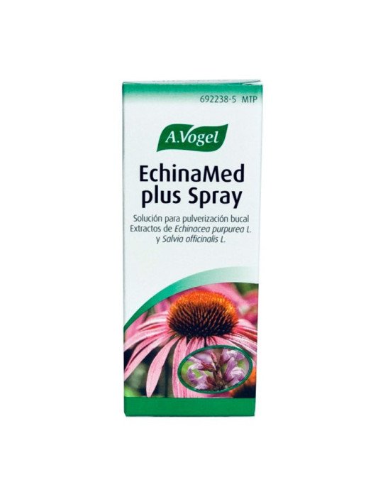 Echinamed Plus Spray Solucion para Pulverizacion Bucal, 1 Envase Pulverizador de 30 ml