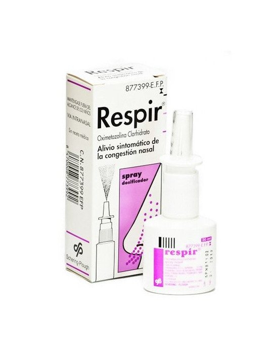 Respir 0,5 mg/ml Solucion para Pulverizacion Nasal, 1 Frasco de 15 ml