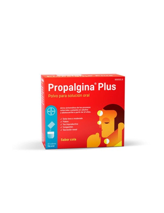 Propalgina Plus Polvo para Solución Oral, 10 Sobres