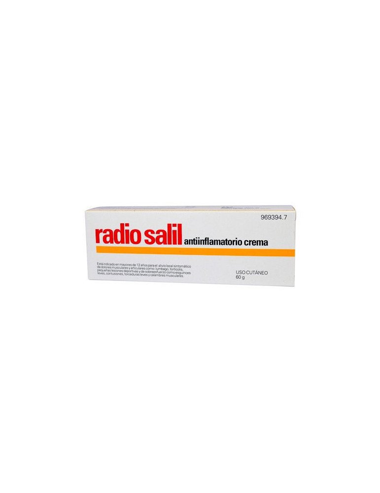 Radio Salil Antiinflamatorio Crema, 1 Tubo de 60 g