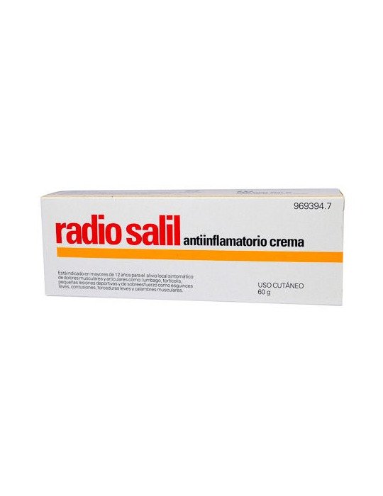 Radio Salil Antiinflamatorio Crema, 1 Tubo de 60 g