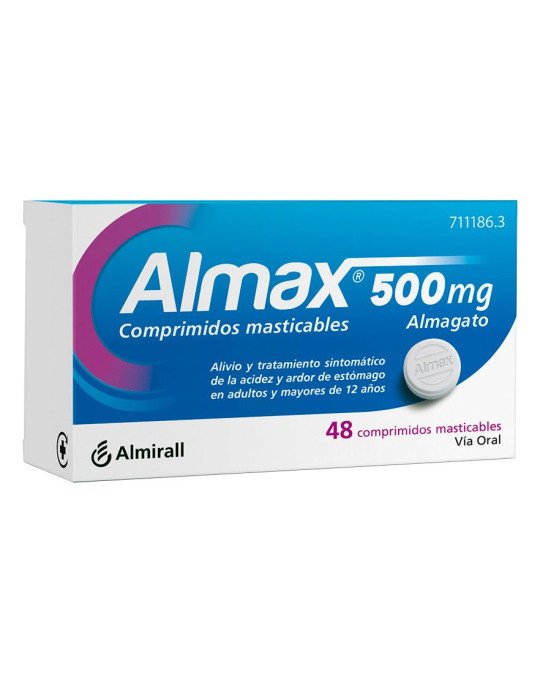 Almax 500 mg Comprimidos Masticables,24 Comprimidos