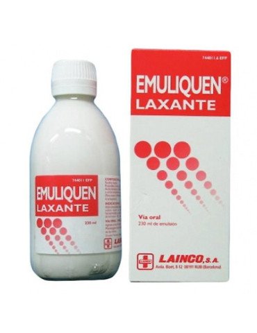 Emuliquen Laxante 478,26 mg/ml + 0,3 mg/ml Emulsion Oral, 1 Frasco de 230 ml
