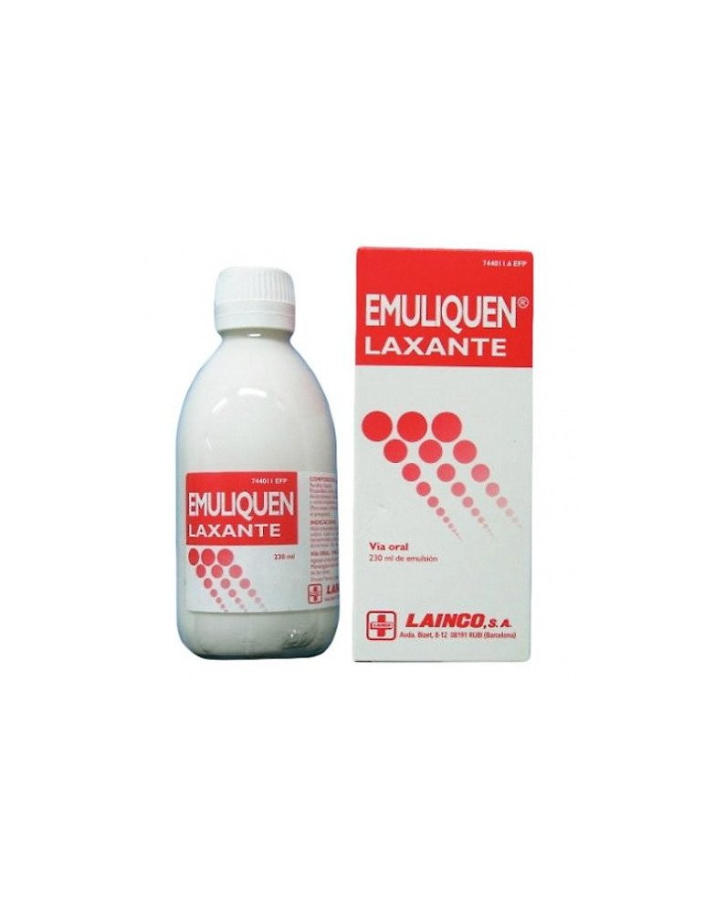 Emuliquen Laxante 478,26 mg/ml + 0,3 mg/ml Emulsion Oral, 1 Frasco de 230 ml