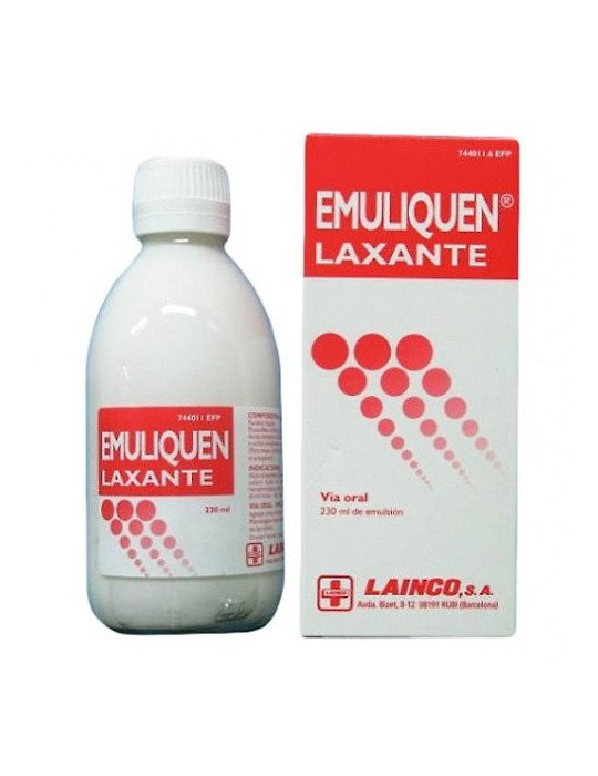 Emuliquen Laxante 478,26 mg/ml + 0,3 mg/ml Emulsion Oral, 1 Frasco de 230 ml