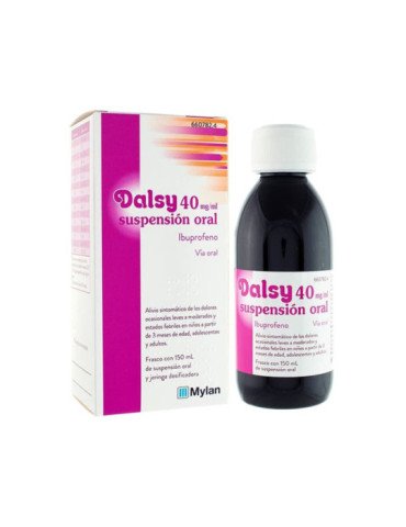 Dalsy 40 mg/ml Suspension Oral, 1 Frasco de 150 ml