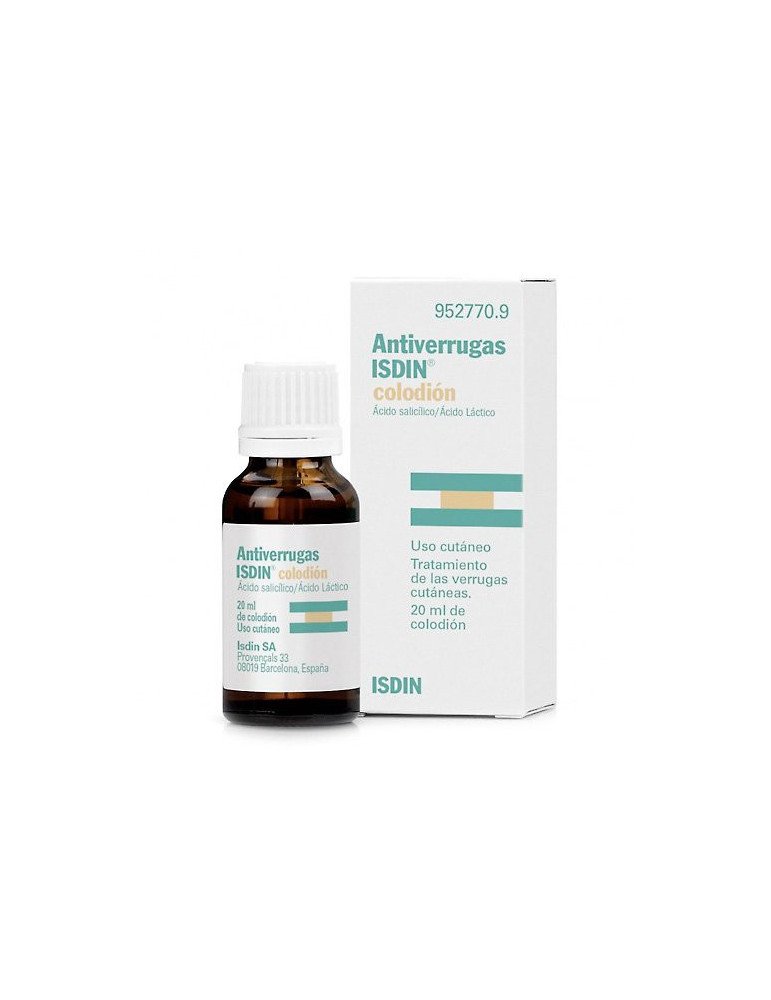 Antiverrugas Isdin Colodion, 1 Frasco de 20 ml