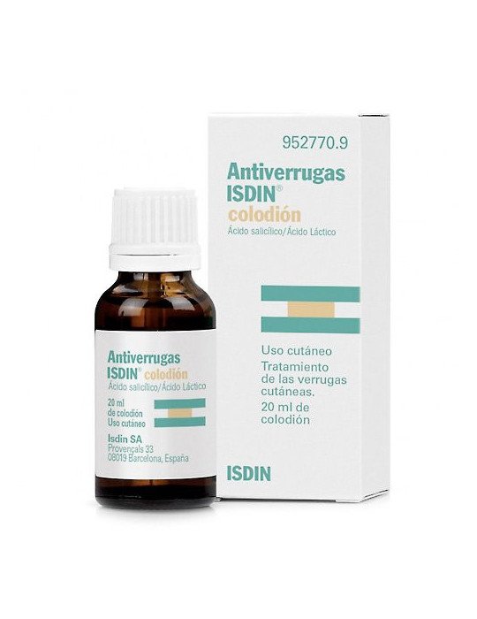 Antiverrugas Isdin Colodion, 1 Frasco de 20 ml