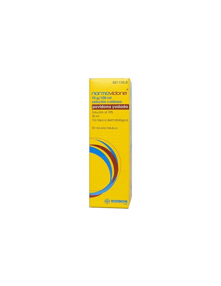 Normovidona 100 mg/ml Solución Cutánea, 1 Frasco de 50 ml