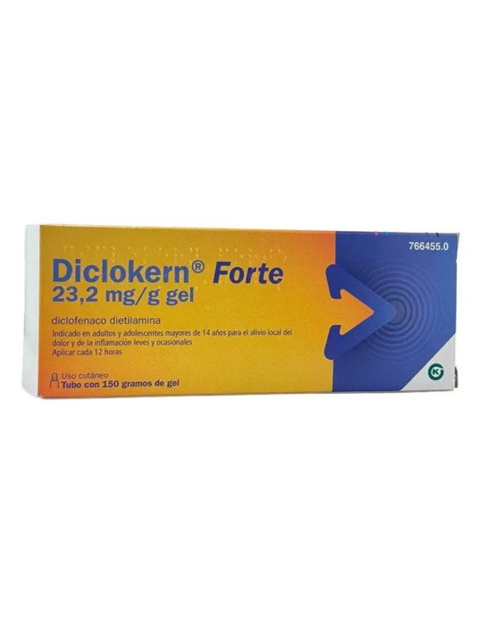 Diclokern Forte 23,2 mg/g Gel, 1 Tubo de 150 g