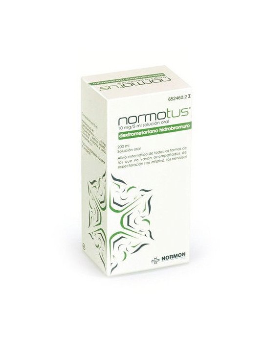 Normotus Antitusivo 2 mg/ml Solución Oral, 1 Frasco de 200 ml