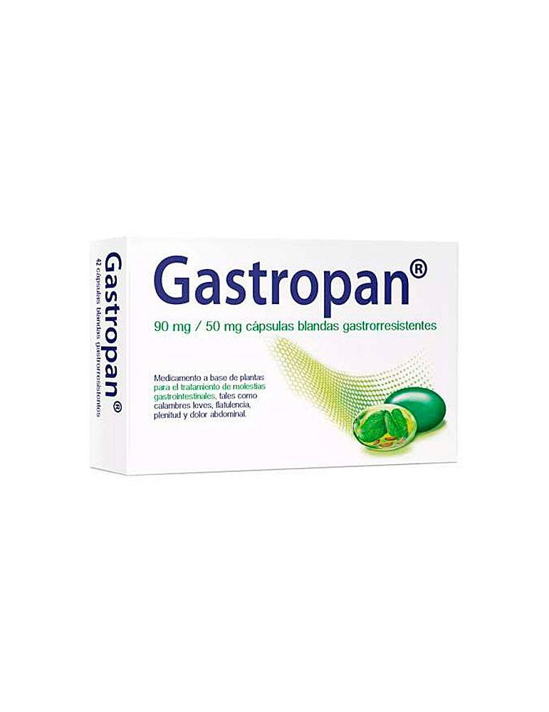 Gastropan 90 mg/50 mg Capsulas Blandas Gastrorresistentes 42 Cápsulas