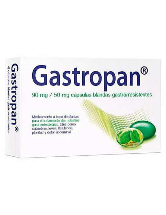 Gastropan 90 mg/50 mg Capsulas Blandas Gastrorresistentes 42 Cápsulas
