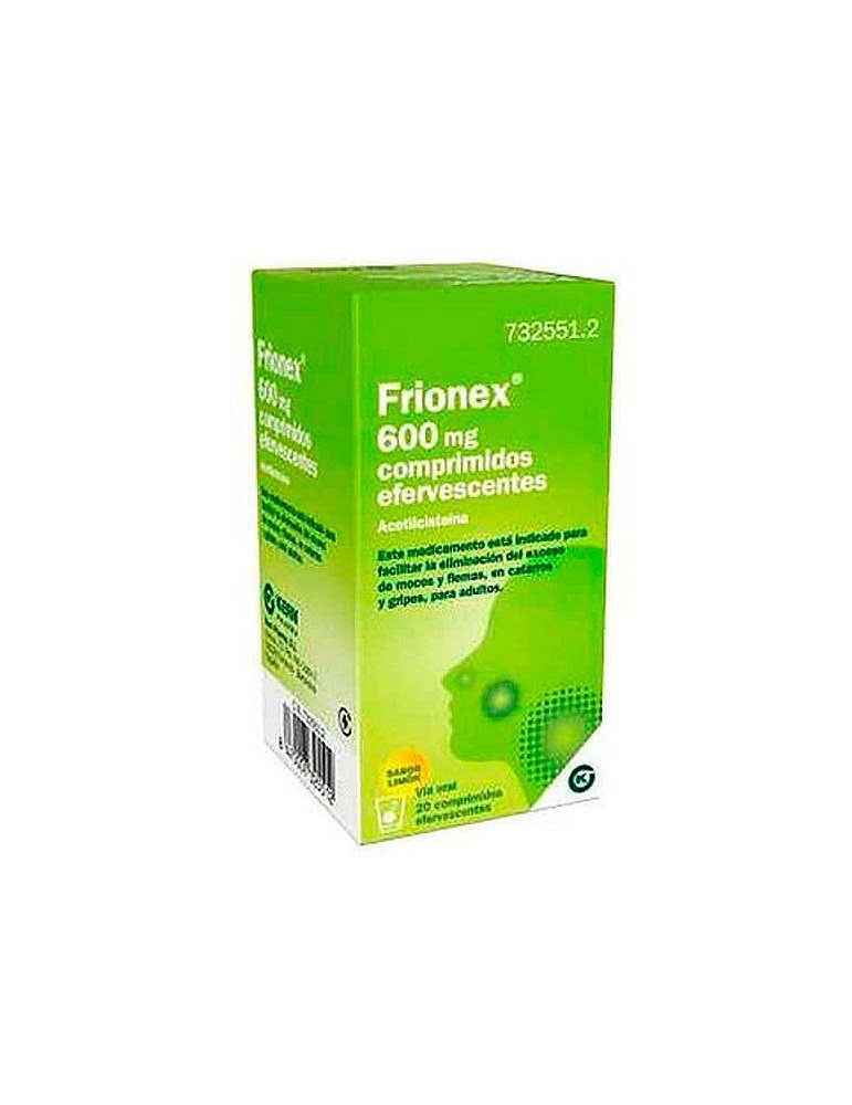 Frionex 600 mg Comprimidos Efervescentes, 20 Comprimidos