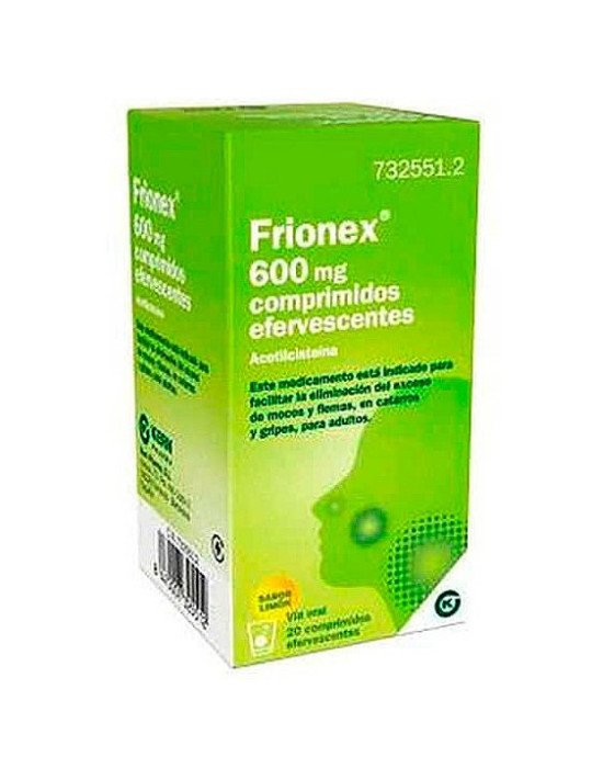 Frionex 600 mg Comprimidos Efervescentes, 20 Comprimidos