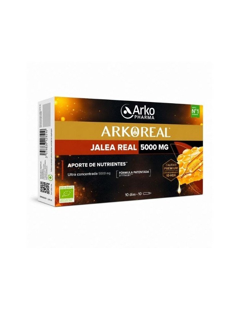 Arkoreal Jalea Real 5000 mg BIO 10 ampollas de Arkopharma