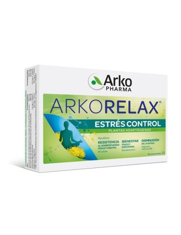 Arkorelax Estrés Control 30 comprimidos de Arkopharma