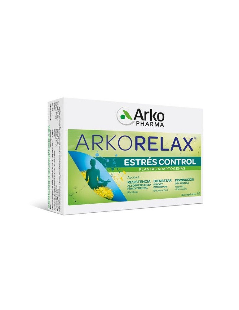 Arkorelax Estrés Control 30 comprimidos de Arkopharma